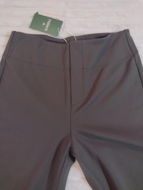 New Halara Athleisure Pants Women Med High Waist Back Pockets Bootcut Olive NWT - Picture 12 of 12